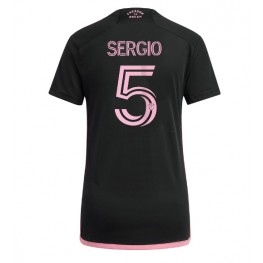 Inter Miami Sergio Busquets #5 Uit tenue Dames 2024-25 Korte Mouw