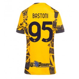 Inter Milan Alessandro Bastoni #95 Derde tenue Dames 2024-25 Korte Mouw