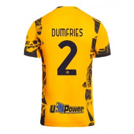 Inter Milan Denzel Dumfries #2 Derde tenue 2024-25 Korte Mouw