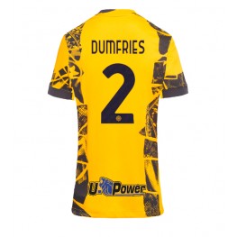 Inter Milan Denzel Dumfries #2 Derde tenue Dames 2024-25 Korte Mouw