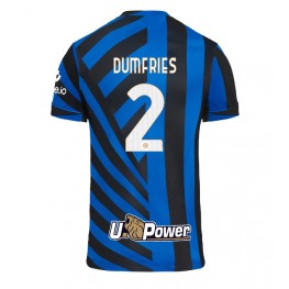 Inter Milan Denzel Dumfries #2 Thuis tenue 2024-25 Korte Mouw