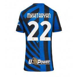 Inter Milan Henrikh Mkhitaryan #22 Thuis tenue Dames 2024-25 Korte Mouw