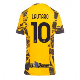 Inter Milan Lautaro Martinez #10 Derde tenue Dames 2024-25 Korte Mouw