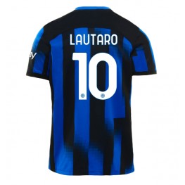Inter Milan Lautaro Martinez #10 Thuis tenue 2023-24 Korte Mouw
