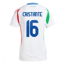 Italië Bryan Cristante #16 Uit tenue Dames EK 2024 Korte Mouw