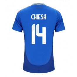 Italië Federico Chiesa #14 Thuis tenue EK 2024 Korte Mouw