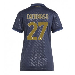 Juventus Andrea Cambiaso #27 Derde tenue Dames 2024-25 Korte Mouw