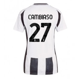 Juventus Andrea Cambiaso #27 Thuis tenue Dames 2024-25 Korte Mouw