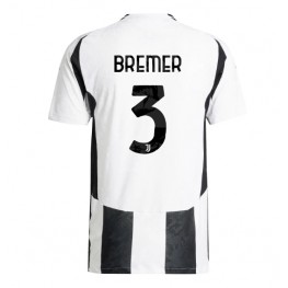 Juventus Gleison Bremer #3 Thuis tenue 2024-25 Korte Mouw