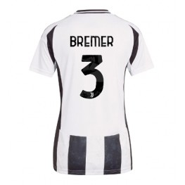 Juventus Gleison Bremer #3 Thuis tenue Dames 2024-25 Korte Mouw