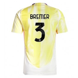 Juventus Gleison Bremer #3 Uit tenue 2024-25 Korte Mouw