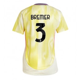 Juventus Gleison Bremer #3 Uit tenue Dames 2024-25 Korte Mouw