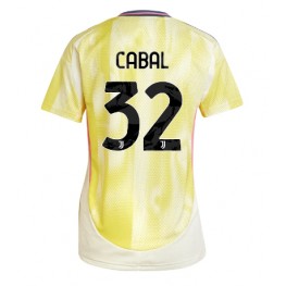 Juventus Juan Cabal #32 Uit tenue Dames 2024-25 Korte Mouw