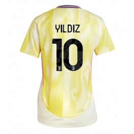 Juventus Kenan Yildiz #10 Uit tenue Dames 2024-25 Korte Mouw