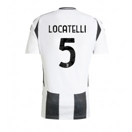 Juventus Manuel Locatelli #5 Thuis tenue 2024-25 Korte Mouw