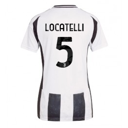 Juventus Manuel Locatelli #5 Thuis tenue Dames 2024-25 Korte Mouw