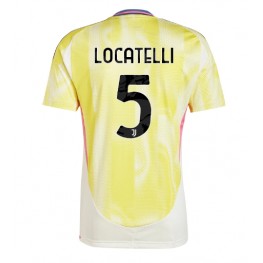 Juventus Manuel Locatelli #5 Uit tenue 2024-25 Korte Mouw