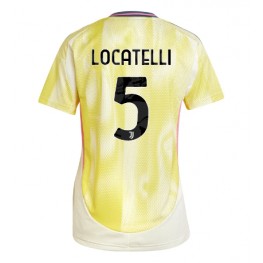 Juventus Manuel Locatelli #5 Uit tenue Dames 2024-25 Korte Mouw