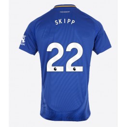 Leicester City Oliver Skipp #22 Thuis tenue 2024-25 Korte Mouw