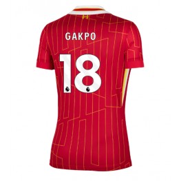 Liverpool Cody Gakpo #18 Thuis tenue Dames 2024-25 Korte Mouw