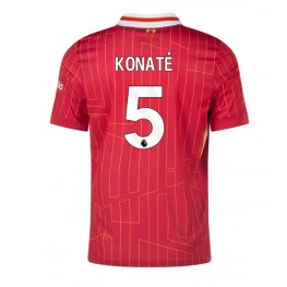 Liverpool Ibrahima Konate #5 Thuis tenue 2024-25 Korte Mouw