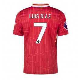 Liverpool Luis Diaz #7 Thuis tenue 2024-25 Korte Mouw