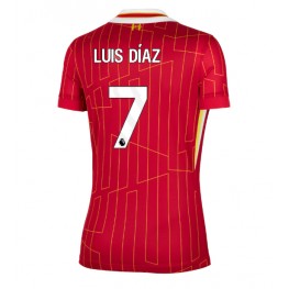 Liverpool Luis Diaz #7 Thuis tenue Dames 2024-25 Korte Mouw