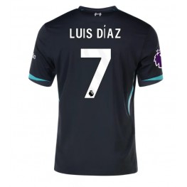 Liverpool Luis Diaz #7 Uit tenue 2024-25 Korte Mouw