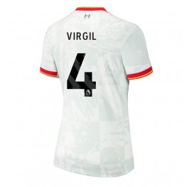 Liverpool Virgil van Dijk #4 Derde tenue Dames 2024-25 Korte Mouw