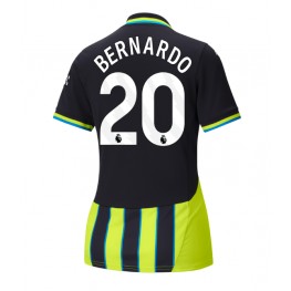 Manchester City Bernardo Silva #20 Uit tenue Dames 2024-25 Korte Mouw