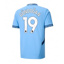 Manchester City Ilkay Gundogan #19 Thuis tenue 2024-25 Korte Mouw