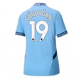 Manchester City Ilkay Gundogan #19 Thuis tenue Dames 2024-25 Korte Mouw