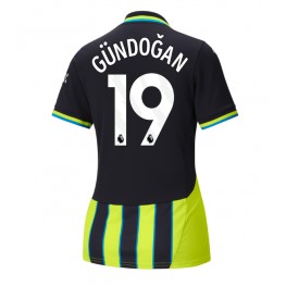 Manchester City Ilkay Gundogan #19 Uit tenue Dames 2024-25 Korte Mouw