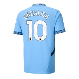 Manchester City Jack Grealish #10 Thuis tenue 2024-25 Korte Mouw