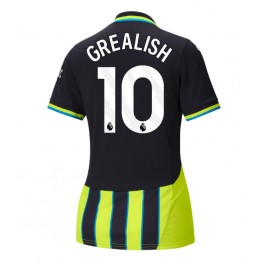 Manchester City Jack Grealish #10 Uit tenue Dames 2024-25 Korte Mouw