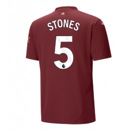 Manchester City John Stones #5 Derde tenue 2024-25 Korte Mouw