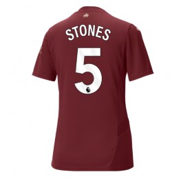 Manchester City John Stones #5 Derde tenue Dames 2024-25 Korte Mouw