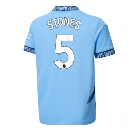 Manchester City John Stones #5 Thuis tenue 2024-25 Korte Mouw