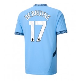 Manchester City Kevin De Bruyne #17 Thuis tenue 2024-25 Korte Mouw