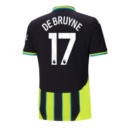 Manchester City Kevin De Bruyne #17 Uit tenue 2024-25 Korte Mouw