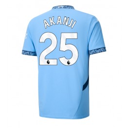 Manchester City Manuel Akanji #25 Thuis tenue 2024-25 Korte Mouw