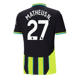 Manchester City Matheus Nunes #27 Uit tenue 2024-25 Korte Mouw