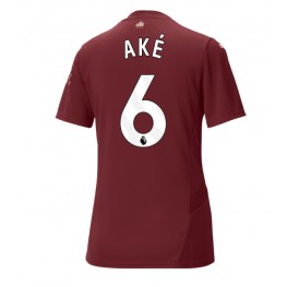 Manchester City Nathan Ake #6 Derde tenue Dames 2024-25 Korte Mouw