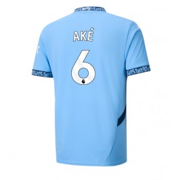 Manchester City Nathan Ake #6 Thuis tenue 2024-25 Korte Mouw