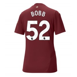 Manchester City Oscar Bobb #52 Derde tenue Dames 2024-25 Korte Mouw