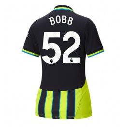 Manchester City Oscar Bobb #52 Uit tenue Dames 2024-25 Korte Mouw