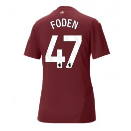 Manchester City Phil Foden #47 Derde tenue Dames 2024-25 Korte Mouw