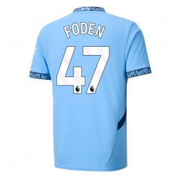 Manchester City Phil Foden #47 Thuis tenue 2024-25 Korte Mouw