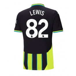 Manchester City Rico Lewis #82 Uit tenue 2024-25 Korte Mouw