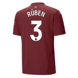 Manchester City Ruben Dias #3 Derde tenue 2024-25 Korte Mouw